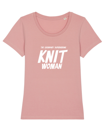 The Legendary Superheroine Knit Woman (versiunea 2) alb Canyon Pink