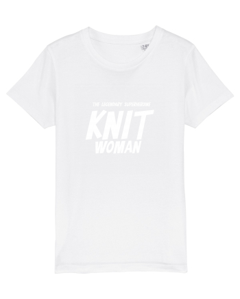 The Legendary Superheroine Knit Woman (versiunea 2) alb White