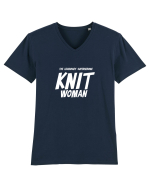 The Legendary Superheroine Knit Woman (versiunea 2) alb Tricou mânecă scurtă guler V Bărbat Presenter