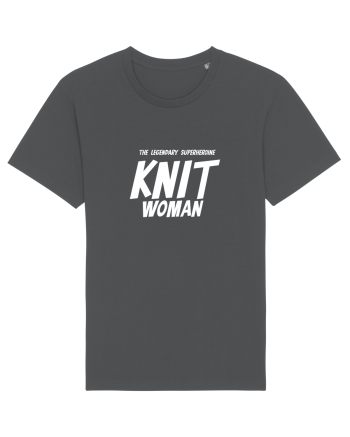 The Legendary Superheroine Knit Woman (versiunea 2) alb Anthracite