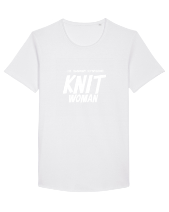 The Legendary Superheroine Knit Woman (versiunea 2) alb White