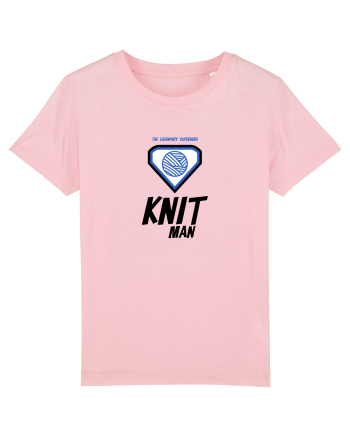 The Legendary Superhero Knit Man Cotton Pink
