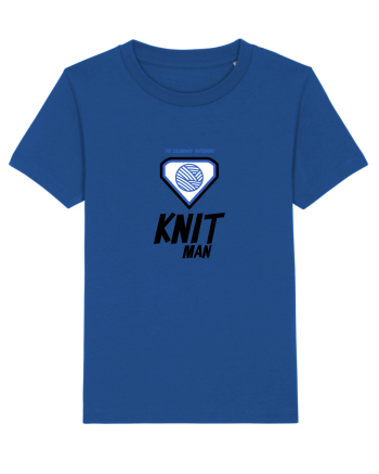 The Legendary Superhero Knit Man Majorelle Blue