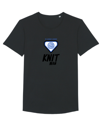 The Legendary Superhero Knit Man Black