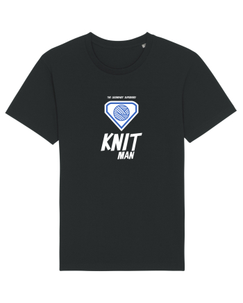 The Legendary Superhero Knit Man (alb) Black