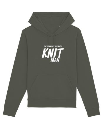 The Legendary Superhero Knit Man (versiunea 2) alb Khaki