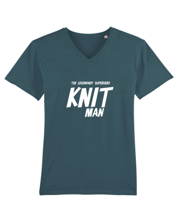 The Legendary Superhero Knit Man (versiunea 2) alb Stargazer