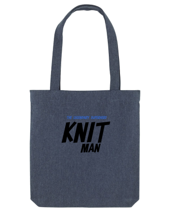 The Legendary Superhero Knit Man (versiunea 2) Midnight Blue