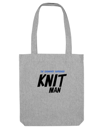 The Legendary Superhero Knit Man (versiunea 2) Heather Grey