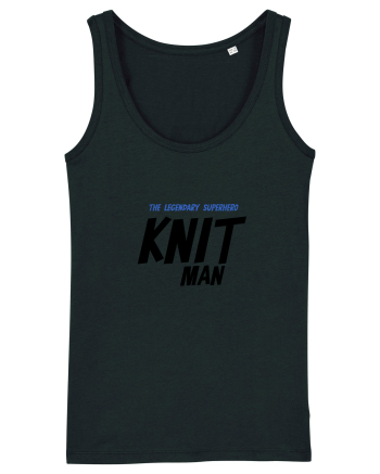 The Legendary Superhero Knit Man (versiunea 2) Black