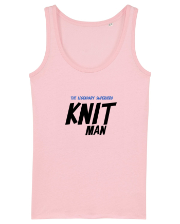 The Legendary Superhero Knit Man (versiunea 2) Cotton Pink