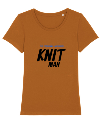 The Legendary Superhero Knit Man (versiunea 2) Roasted Orange