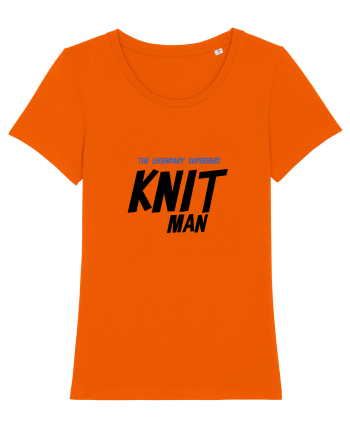 The Legendary Superhero Knit Man (versiunea 2) Bright Orange