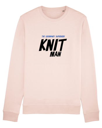 The Legendary Superhero Knit Man (versiunea 2) Candy Pink