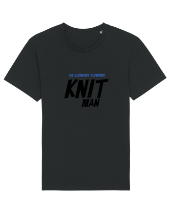The Legendary Superhero Knit Man (versiunea 2) Black