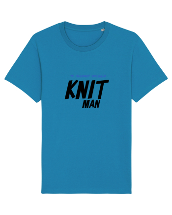 The Legendary Superhero Knit Man (versiunea 2) Azur