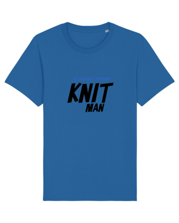 The Legendary Superhero Knit Man (versiunea 2) Royal Blue