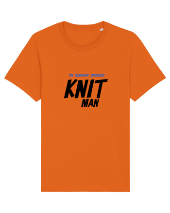 The Legendary Superhero Knit Man (versiunea 2) Bright Orange
