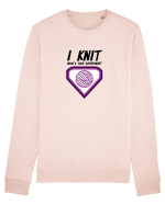 I Knit (what's your superpower) mov Bluză mânecă lungă Unisex Rise