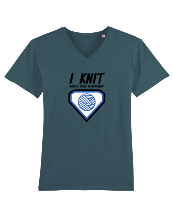 I Knit (what's your superpower) albastru Stargazer