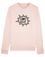 I Knit (what's your superpower) BANG Bluză mânecă lungă Unisex Rise