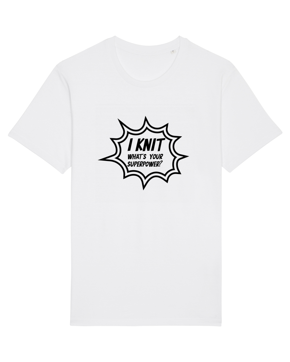 Tricou mânecă scurtă Unisex Rocker White
