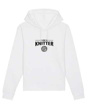 I am a Knitter White