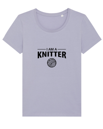 I am a Knitter Lavender