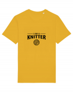 I am a Knitter Tricou mânecă scurtă Unisex Rocker