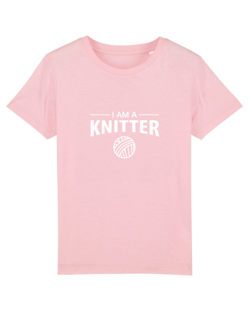 I am a Knitter (alb) Cotton Pink
