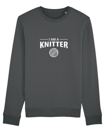 I am a Knitter (alb) Anthracite