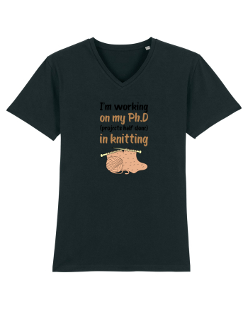 Ph.D in Knitting (doctorat în tricotat) Black
