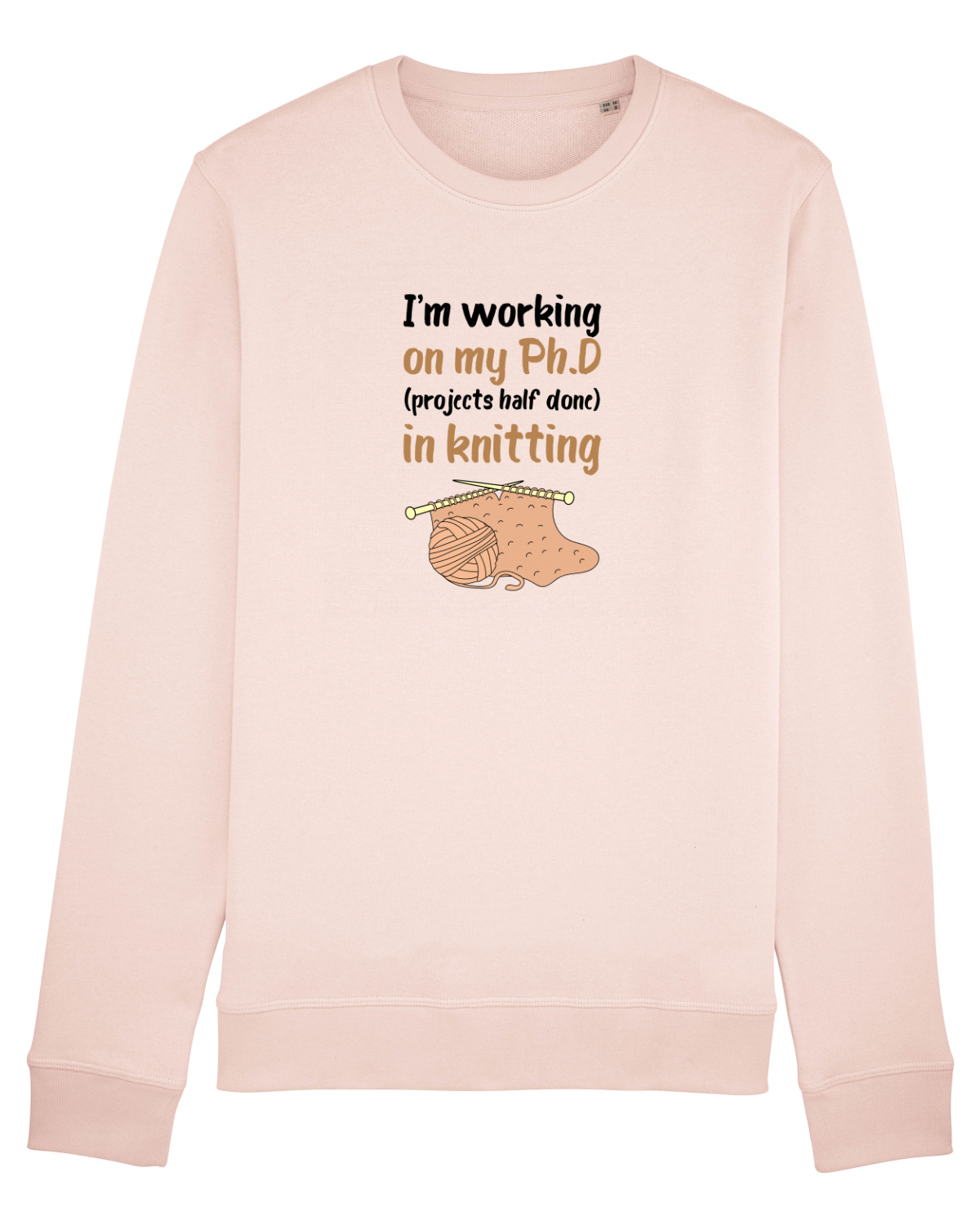 Bluză mânecă lungă Unisex Rise Candy Pink