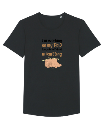Ph.D in Knitting (doctorat în tricotat) Black