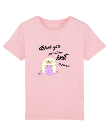 Wool You just let me Knit in Peace? Cotton Pink