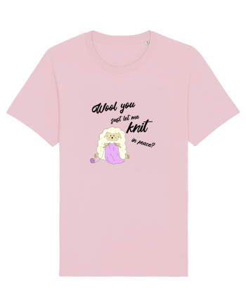 Wool You just let me Knit in Peace? Cotton Pink