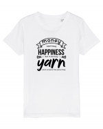 Money can buy Yarn (Banii pot cumpăra ață de tricotat) Tricou mânecă scurtă  Copii Mini Creator