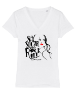 sex and shugar Tricou mânecă scurtă guler V Damă Evoker
