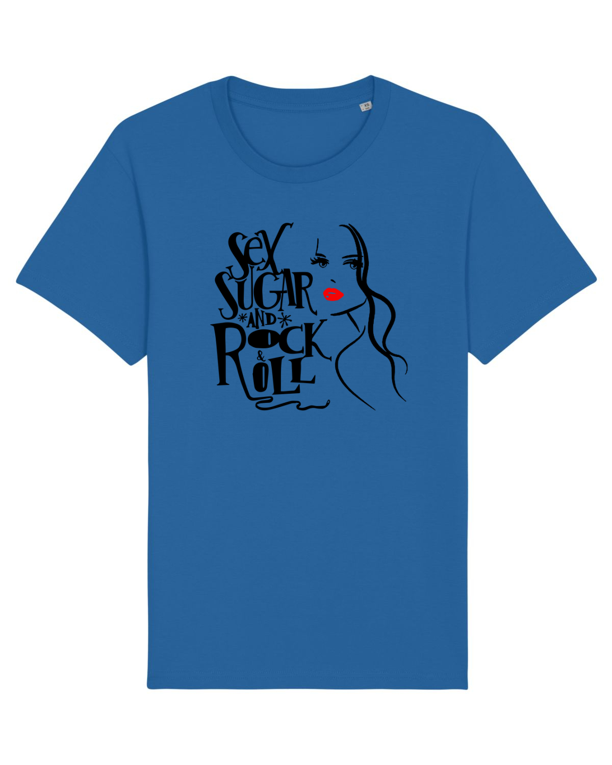 Tricou mânecă scurtă Unisex Rocker Royal Blue