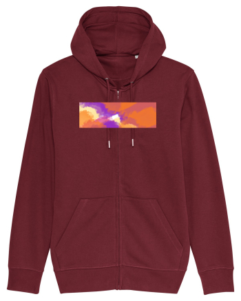 Abstract Burgundy