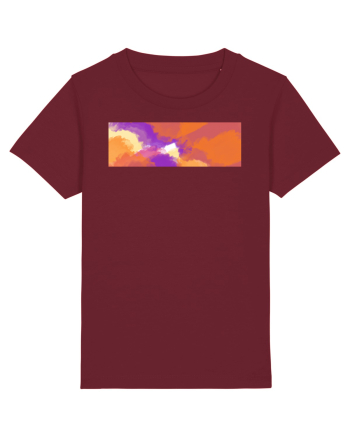 Abstract Burgundy
