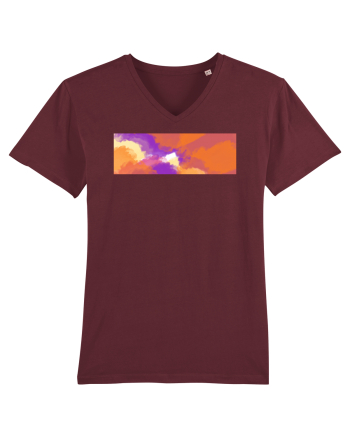 Abstract Burgundy