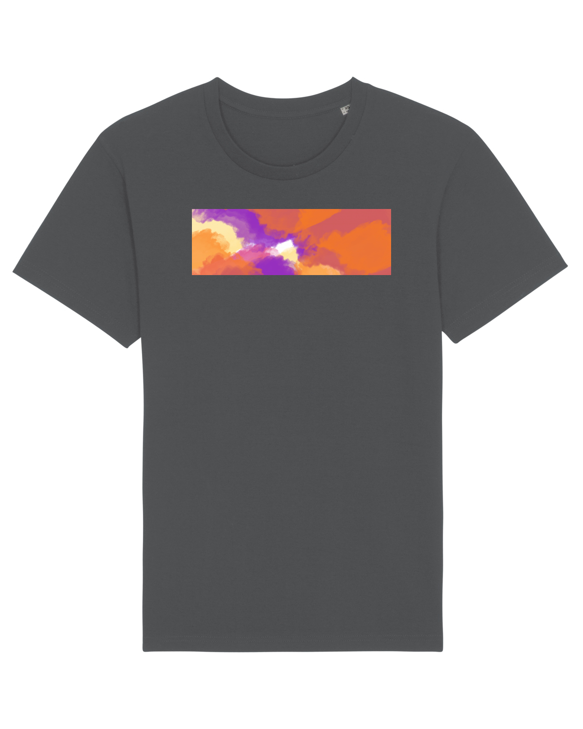 Tricou mânecă scurtă Unisex Rocker Anthracite