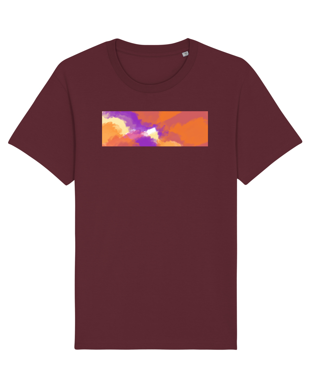 Tricou mânecă scurtă Unisex Rocker Burgundy