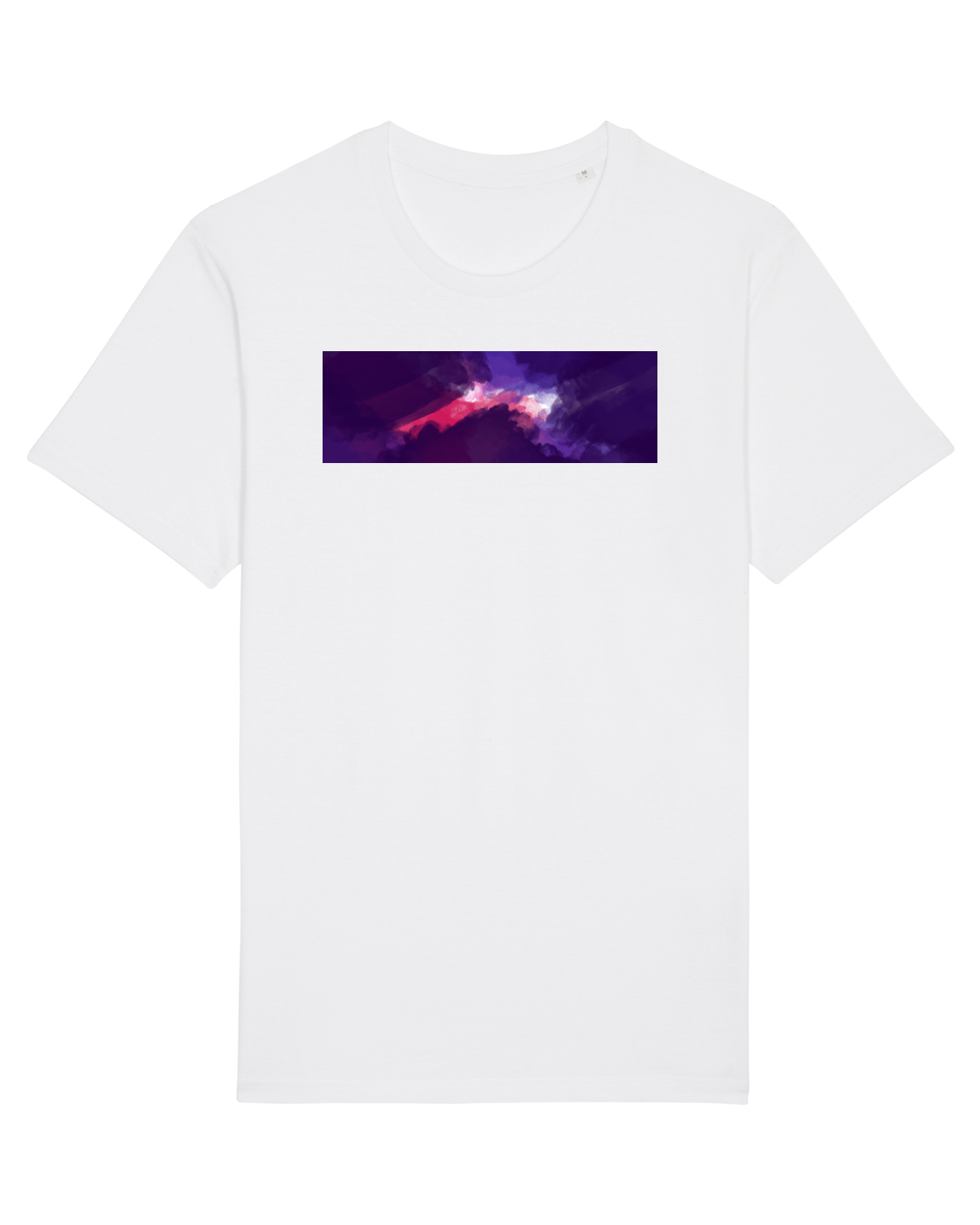 Tricou mânecă scurtă Unisex Rocker White