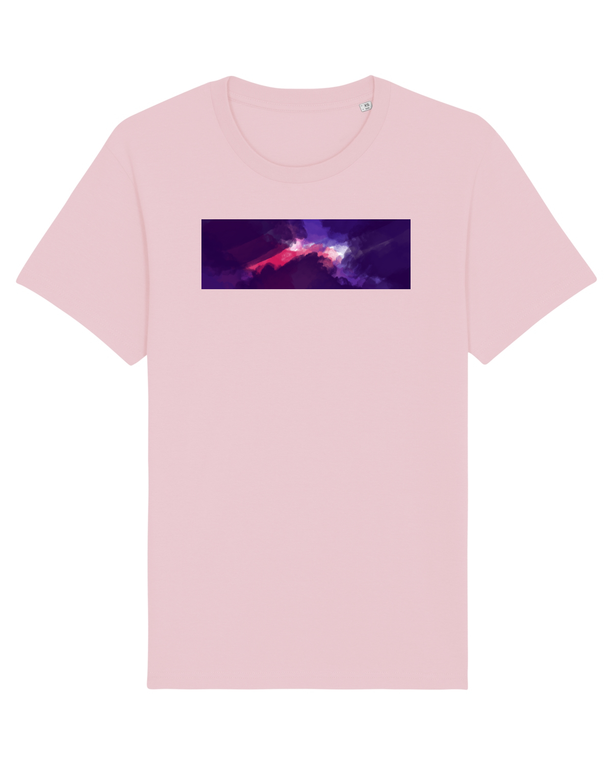 Tricou mânecă scurtă Unisex Rocker Cotton Pink