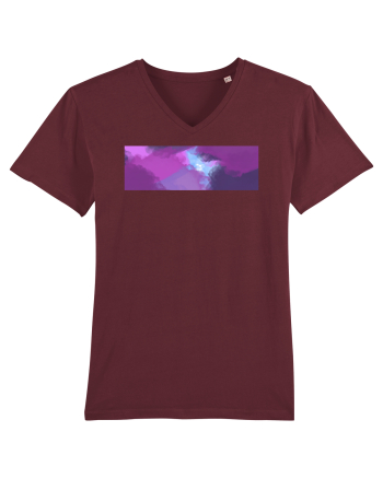 Abstract 3 Burgundy