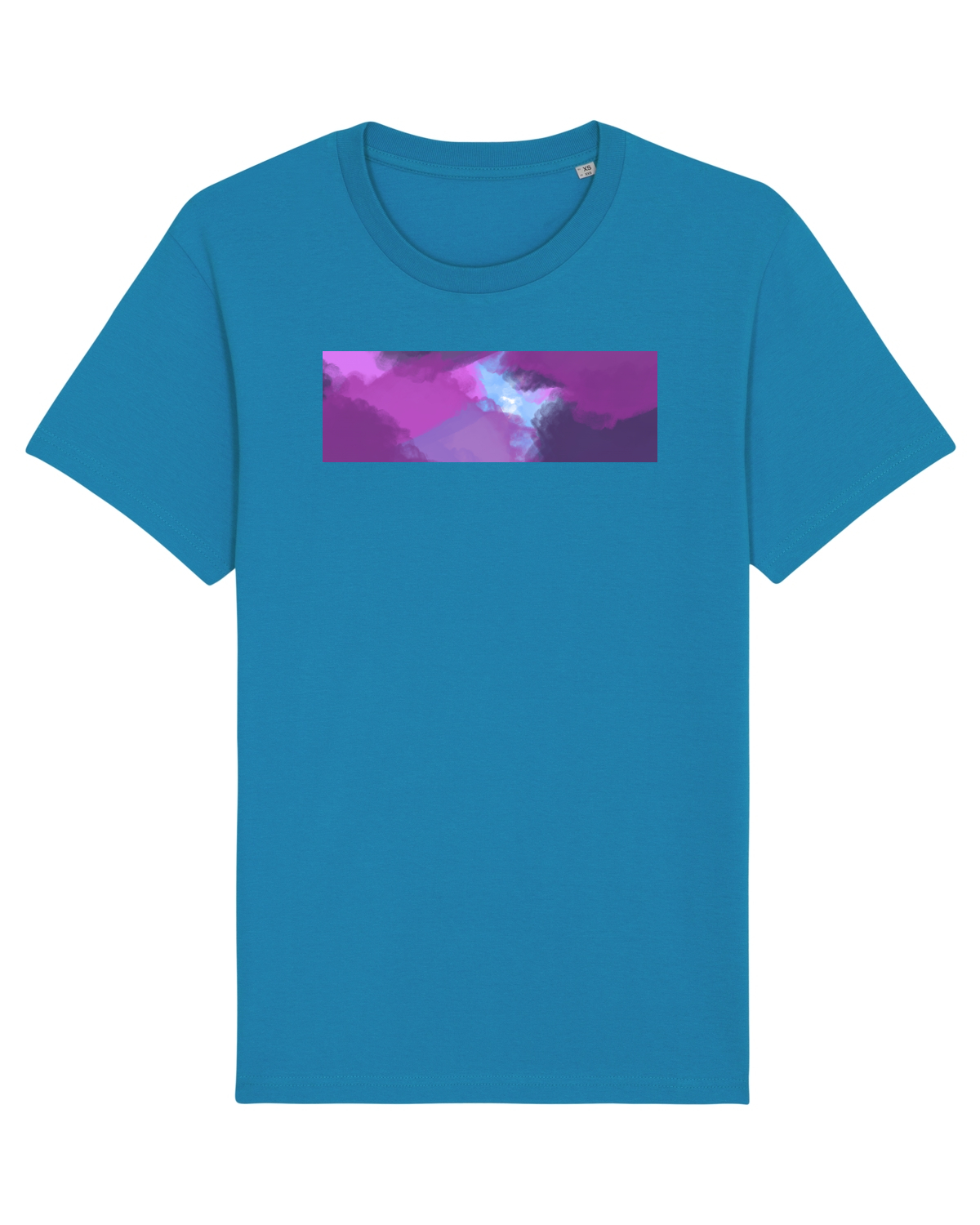 Tricou mânecă scurtă Unisex Rocker Azur