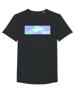 Abstract 4 Tricou mânecă scurtă guler larg Bărbat Skater