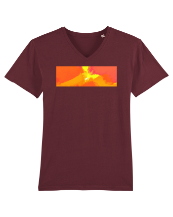 Abstract 5 Burgundy